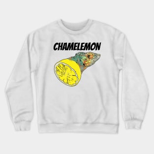 Funny Chameleon Lemon Chamelemon Crewneck Sweatshirt